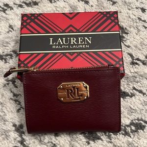 NWT Lauren Ralph Lauren Key Coin Wallet